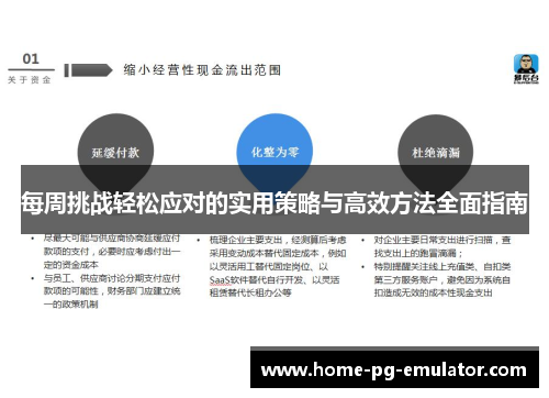 每周挑战轻松应对的实用策略与高效方法全面指南 每周挑战轻松应对的实用策略与高效方法全面指南
